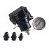 AN8 High Pressure Fuel Regulator W   Boost 8AN 8 8 6 EFI with Reinforcement Silver