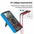 ANENG An9205a True rms Digital Multimeter Transistor Tester Capacitor Tester Electrical Capacitance Meter Blue