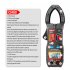 ANENG CM80 Digital Clamp Meter 4000 Counts AC DC Voltage AC Current NCV Black