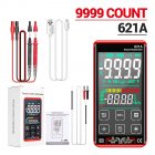ANENG Smart Multimeter 9999 Counts Anti-burning Auto-ranging Rechargeable Digital Multimeter Tester red 621A