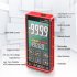ANENG Smart Multimeter 9999 Counts Anti burning Auto ranging Rechargeable Digital Multimeter Tester red 621A