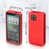 ANENG Smart Multimeter 9999 Counts Anti burning Auto ranging Rechargeable Digital Multimeter Tester red 621A