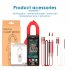 ANENG St211 Digital Clamp Meter 6000 Counts Multimeter Dc ac Voltage Current Tester Black