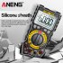 ANENG Sz19 Digital Multimeter 6000 Counts Tester Manual Range False Detection Reminder with Ncv Sound Light Alarm Black