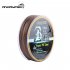 ANGRYFISH Diominate PE Line 4 Strands Braided 100m 109yds Super Strong Fishing Line 10LB 80LB Brown 0 6   0 12mm 15LB