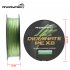 ANGRYFISH Diominate PE X8 Fishing Line 500M 547YDS 8 Strands Braided Fishing Line Multifilament Line Army Green 3 0  0 28mm 40LB
