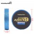 ANGRYFISH Diominate Multicolor X9 PE Line 9 Strands Weaves Braided 300m 327yds Super Strong Fishing Line 15LB 100LB 1 0   0 16mm 25LB