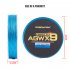 ANGRYFISH Diominate Multicolor X9 PE Line 9 Strands Weaves Braided 300m 327yds Super Strong Fishing Line 15LB 100LB 0 4   0 10mm 15LB