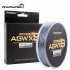 ANGRYFISH Diominate X9 PE Line 9 Strands Weaves Braided 300m 327yds Super Strong Fishing Line 15LB 100LB Gray 1 0   0 16mm 25LB