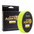 ANGRYFISH Diominate X9 PE Line 9 Strands Weaves Braided 300m 327yds Super Strong Fishing Line 15LB 100LB Yellow 1 5   0 20mm 28LB