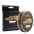 ANGRYFISH Diominate X9 PE Line 9 Strands Weaves Braided 300m 327yds Super Strong Fishing Line 15LB 100LB Brown 0 4   0 10mm 15LB
