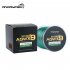 ANGRYFISH Diominate X9 PE Line 9 Strands Weaves Braided 500m 547yds Super Strong Fishing Line 15LB 100LB Dark Green 0 4   0 10mm 15LB