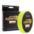 ANGRYFISH Diominate X9 PE Line 9 Strands Weaves Braided 300m 327yds Super Strong Fishing Line 15LB 100LB Yellow 2 0   0 23mm 30LB
