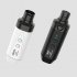 ARC1 5 8GHZ Wireless Microphone System Rechargeable Transmitter Receiver 4 Channels Audio Mic Transmitter Receiver Black and white