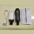 ARC1 5 8GHZ Wireless Microphone System Rechargeable Transmitter Receiver 4 Channels Audio Mic Transmitter Receiver Black and white