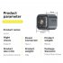 AS03 Mini Camera HD 1080P Home WIFI Night Vision Camera Cams Wireless Recording Camera for Home Security Guard Black