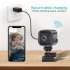 AS03 Mini Wireless Camera 1080P HD Clear Image Camera Mini Video WiFi Cam With Infrared Night Vision Detection Two Way Audio Video Record Camcorder For Home Sec