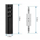 AUX Bluetooth Receiver Audio Bluetooth Reciever Car Auto mini 3 5mm Bluetooth Adapter black