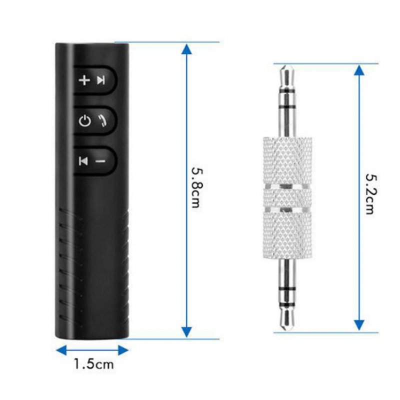AUX Bluetooth Receiver Audio Bluetooth Reciever Car Auto mini 3.5mm Bluetooth Adapter black