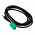AUX Cable for Renault Car Audio Parts 3 5mm Audio Jack MP3 iPod iPhone with 2 U Style Car Radio Tools black