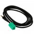 AUX Cable for Renault Car Audio Parts 3 5mm Audio Jack MP3 iPod iPhone with 2 U Style Car Radio Tools black