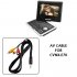 AV Cable for CVNX E70 Portable Multimedia DVD Player with 7 Inch LCD Screen