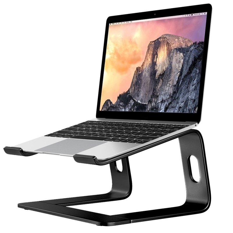 Aluminum Alloy Notebook Bracket Raise Computer Desktop Metal Base Heat Dissipation Anti-Skid Stand 