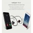 AWEI A848BL Waterproof Bluetooth Headphones with Microphone Stereo Wireless Headset Music Earphones Sports Earbuds Black