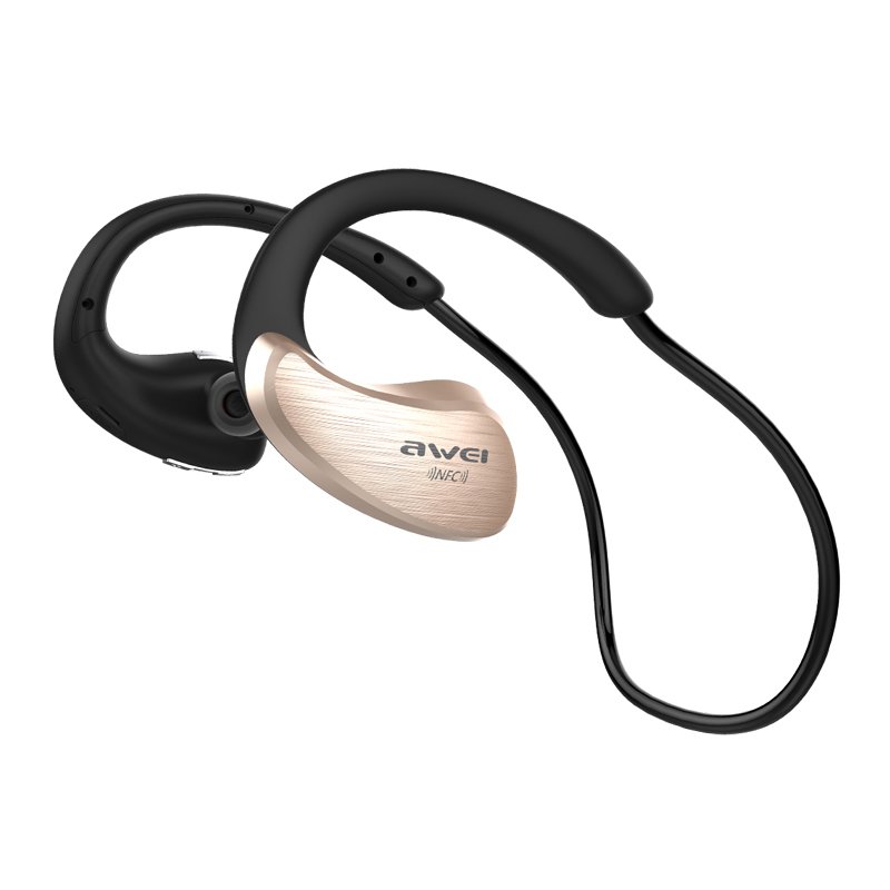 AWEI A885BL Bluetooth Earphones Gold