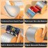 Abdominal Exercise Roller With Timer   Pad Silent Automatic Rebound Widened Wheel Base For Abdominal Core Strength Training Blue  no timing 