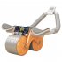 Abdominal Exercise Roller With Timer   Pad Silent Automatic Rebound Widened Wheel Base For Abdominal Core Strength Training Blue  no timing 