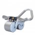 Abdominal Exercise Roller With Timer   Pad Silent Automatic Rebound Widened Wheel Base For Abdominal Core Strength Training Blue  no timing 