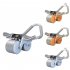 Abdominal Exercise Roller With Timer   Pad Silent Automatic Rebound Widened Wheel Base For Abdominal Core Strength Training Blue  no timing 