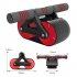 Abdominal Roller With Cushion Weight Loss Abdominal Trainer With 2 Wheels Home Workout Equipment orange