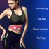 Abdominal Slimming Adjustable PU Belt Electronic ABS Muscle Stimulator Toning Waist Trainer Loss Weight Fat Body Massage Pink chargeable