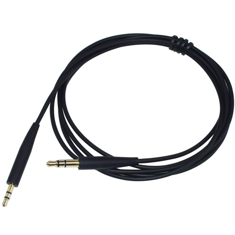 Abs  Headphone  Cable For Bose / Qc30 / Qc25 / Soundtrue / Soundlink / Oe2 Headset Cable black