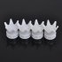 Abs Kings Crown Tyre Tire Wheel Stem Valve Air Dust Cover Caps For Car Silver