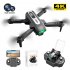 Abs Lsrc Ls Xt4 Mini Drone Wifi Fpv with 4k 1080p HD Single Camera Foldable RC Quadcopter 3 batteries