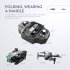 Abs Lsrc Ls Xt4 Mini Drone Wifi Fpv with 4k 1080p HD Single Camera Foldable RC Quadcopter 3 batteries
