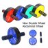 Abs Wheel Body Exercise Gym Roller Abdominal Core Exerciser Strength Workout Fitness Trainer yellow