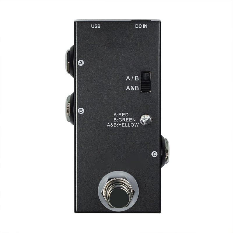 Aby Metal Guitar Effect Pedal Mini Pedal Bidirectional Circuit Selector