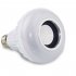 Ac100 250v 12w Led Smart Rgbw Light Bulb Remote Control Bluetooth compatible Music Colorful Stage Bulb as shown