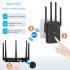 Ac1200m Wireless Wifi Repeater Signal Amplifier 5g Long Range Extender Router Wifi Booster Signal Repeater Black US Plug