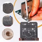 Accurate Locking Hinge 35mm Drilling Jig Hole Guide Hole Puncher Locator Hinge Jig Drilling Hole Puncher Aluminum Alloy Woodworking Tool
