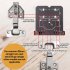 Accurate Locking Hinge 35mm Drilling Jig Hole Guide Hole Puncher Locator Hinge Jig Drilling Hole Puncher Aluminum Alloy Woodworking Tool For Hinges Mounting Hin