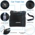Acekool Portable Outdoor Leak Proof Car Trash Garbage Bag Can with Lid and Storage Pockets and Car Kick Mat