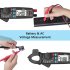 Acm91 Digital Clamp  Meter True Rms Low Impedance Dc Auto Repair Ammeter Multimeter blue
