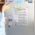 Acrylic Calendar Strong Magnetic Thick Clear Dry Erase Board Weekly Planner With 6 Colors Erasable Markers For Refrigerator Whiteboard 11 7 x 8 27inch   16 54 x