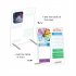 Acrylic Calendar With Wall Clock Includes 3 Erasable Markers Anti sliding Anti scratch Monthly Weekly Planner  15x20cm 6x7 9inch  CC250