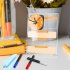 Acrylic Calendar With Wall Clock Includes 3 Erasable Markers Anti sliding Anti scratch Monthly Weekly Planner  15x20cm 6x7 9inch  CC250